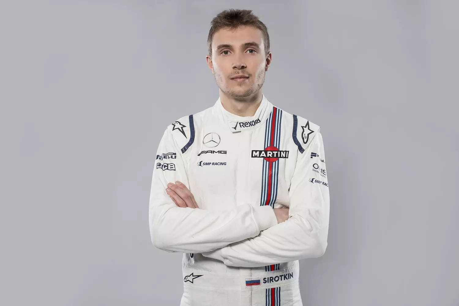 Российский гонщик Ф1 Сергей Сироткин