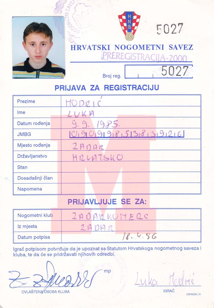 Лука Модрич детство